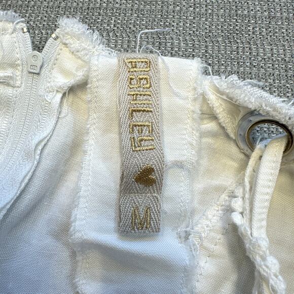 Y2K Ivory Babydoll Dress Medium Fairycore Boho Frayed Corset Style Mini Festival - Picture 2 of 12